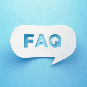 A blue background with the text 