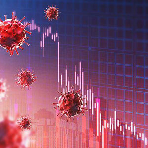 A graph showing the impact of the coronavirus on the stock market- Moss Bollinger LLP